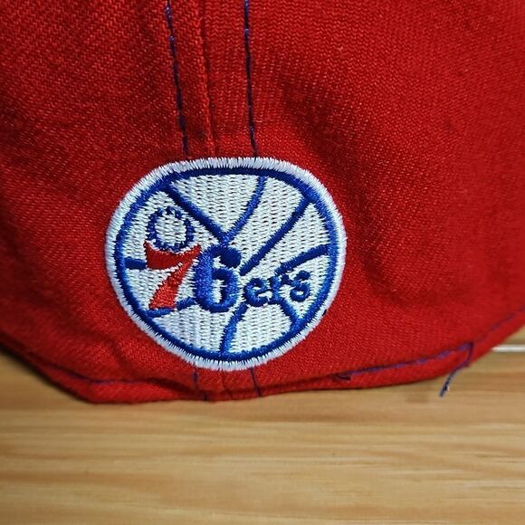 New Era Philadelphia 76ers 59Fifty NBA Throwback 7 1/4 Fitted Hat Cap - Picture 8 of 12